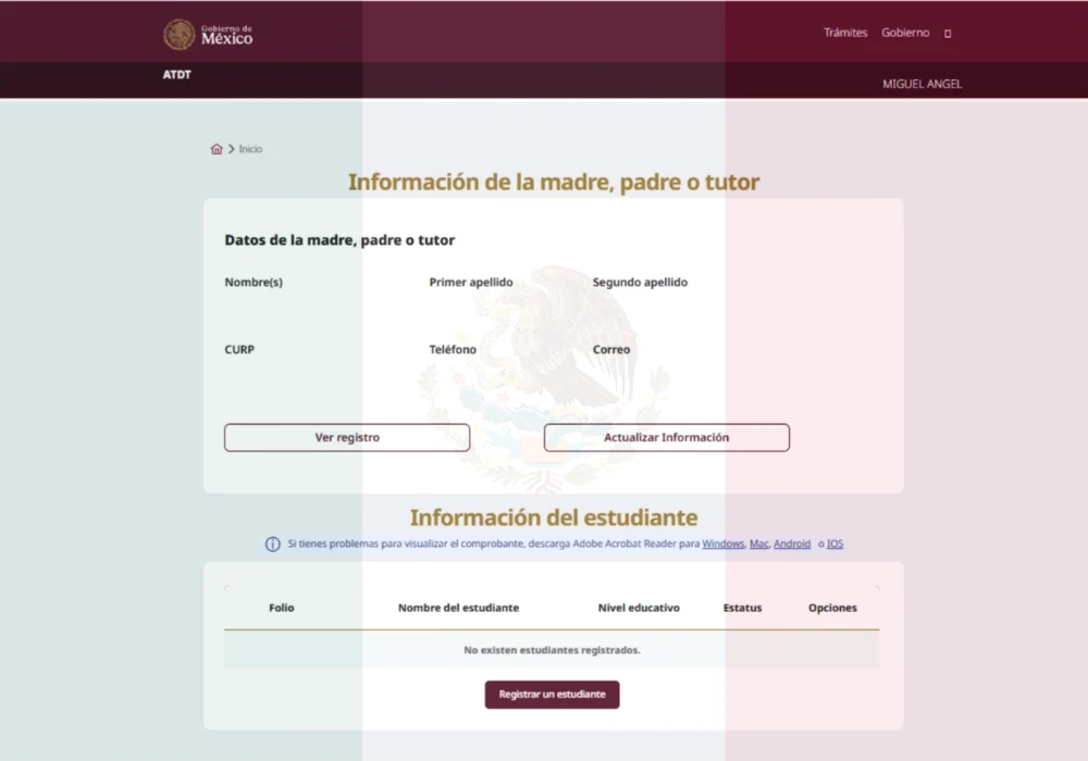 Entrar al portal oficial para el registro de la Beca Rita Cetina 2026
